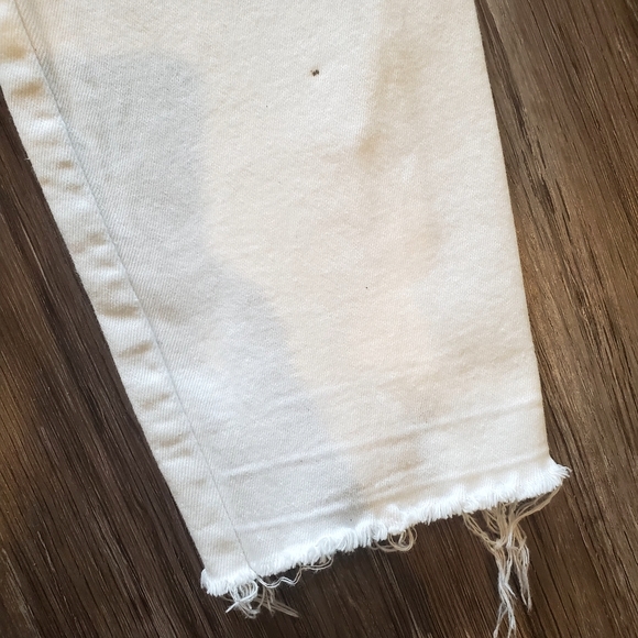 Velvet Heart Kitty Skinny Chewed Ankle Jeans in White Size 28 - Picture 5 of 7